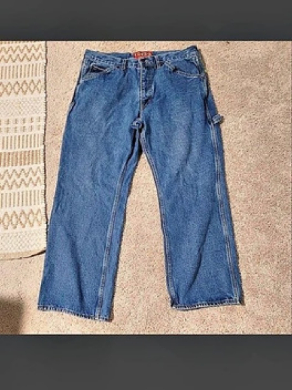 Big Mac Carpenter Jeans Relaxed Fit Blue Waist 36 Inseam 30